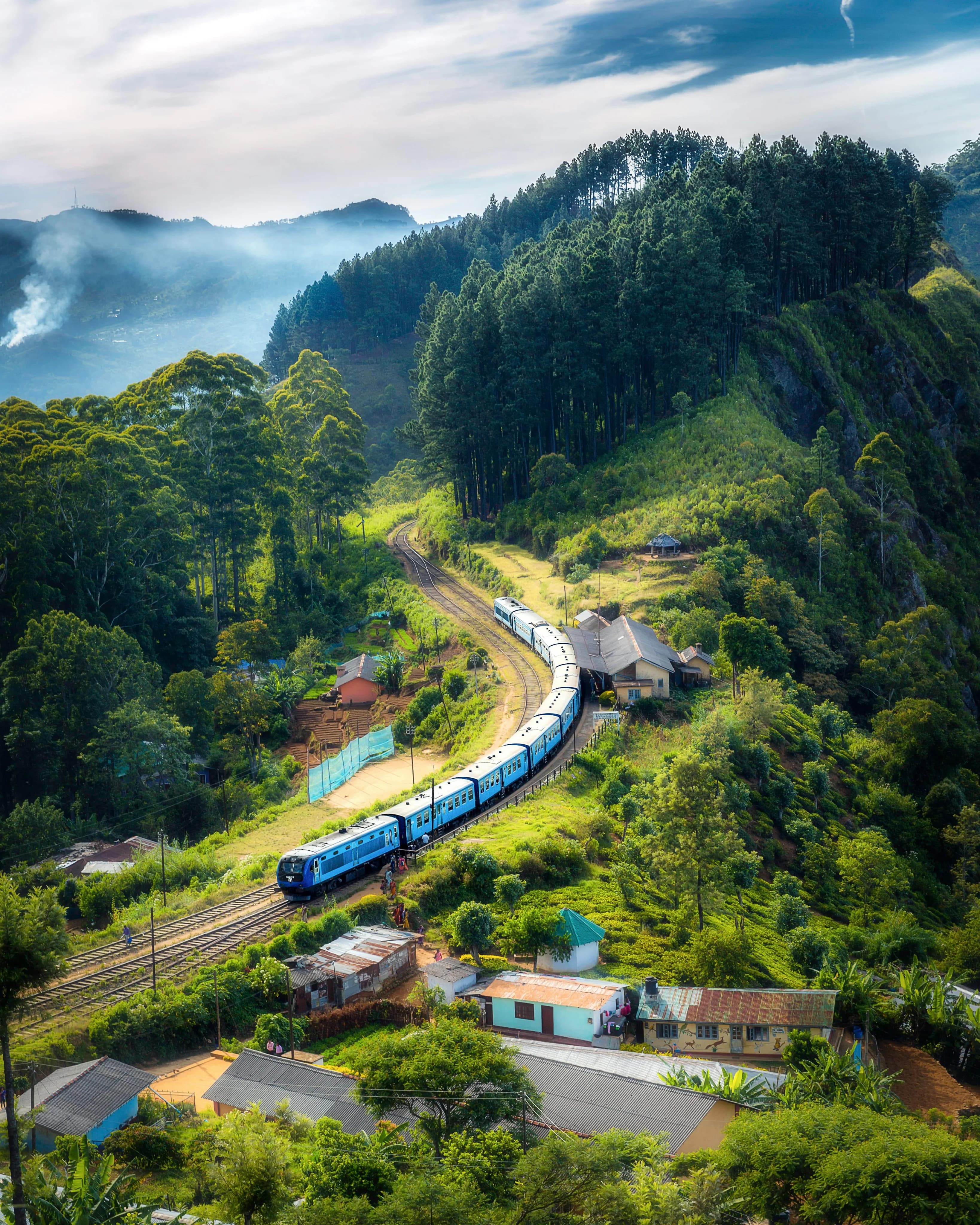 Sri Lanka train journey